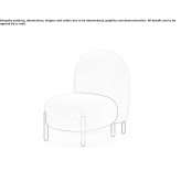 Fabric armchair Kallmet