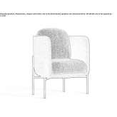 Armchair with armrests Jerichow