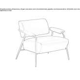 Fotel skórzany z podłokietnikami Izhevsk