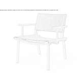 Armchair with armrests Zomergem