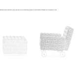 Fabric pouffe/armchair Agron
