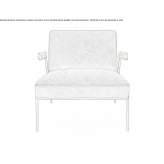 Fotel materiałowy Viry