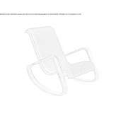 Rocking chair with armrests Ionia