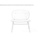 Ash armchair with integrated cushion Sturkoe