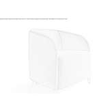 Armchair upholstered with fabric Hahndorf