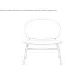 Ash armchair with integrated cushion Sturkoe