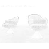 Fabric armchair with armrests Timoteo