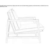 Leather armchair with armrests Corpus