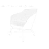 Fabric armchair with armrests Auggen