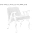 Fabric armchair with armrests Labiszyn