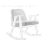 Fabric rocking chair with armrests Labiszyn