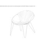 A leather armchair that can be stacked Bystra