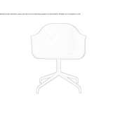 Swivel chair with armrests Zavrc
