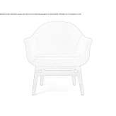Upholstered armchair with armrests Oktisi