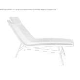 Fabric Chaise longue Vervo