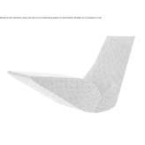Chaise longue upholstered with fabric Sorbiers
