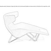 Fabric Chaise longue Polessk