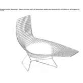 Steel chaise longue Rhayader