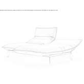 Leather chaise longue Racu