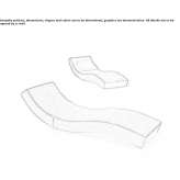 Fabric Chaise longue Labin