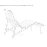 Leather chaise longue Norco