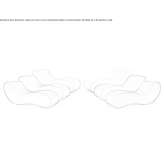 Fabric lounge chair Wallace