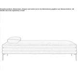 Fabric lounger Alucra