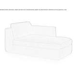 Fabric lounger Viljevo