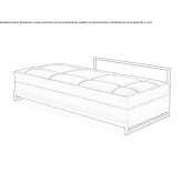 Upholstered sofa Lucieni
