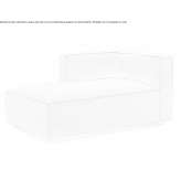 Chaise longue upholstered with fabric Girua