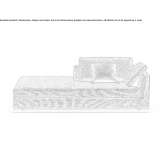 Fabric lounger Fordyce