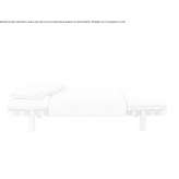 English oak lounger with mattress Rumegies