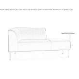 Upholstered sofa Olla