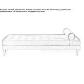 Quilted velvet sofa Mirabel
