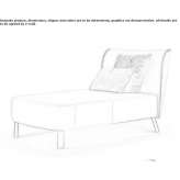 Leather sofa Saulieu