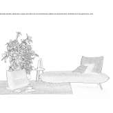 Fabric lounger Gateway