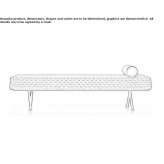 Tanned leather lounger Clute