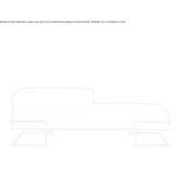 Upholstered leather sofa Balcauti