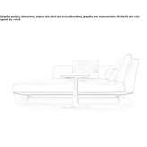 Fabric lounger with a removable cover Kapellen