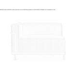 Upholstered sofa Reznos