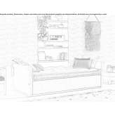 Upholstered sofa Vallenar
