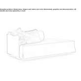 Fabric lounger with a removable cover Gavoi