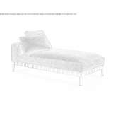Fabric lounger McLoud