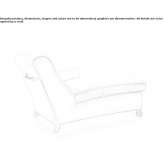 Fabric lounger with a removable cover Yopal