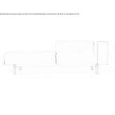 Fabric lounger Jalance