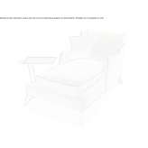 Chaise longue upholstered in fabric or leather Mungui