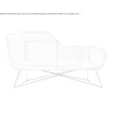 Upholstered sofa Ljig