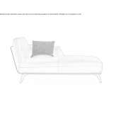 Fabric lounger Merced