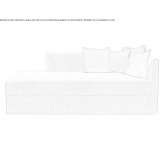 Chaise longue upholstered with fabric Durango