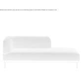 Upholstered fabric sofa with removable cover Nordholz